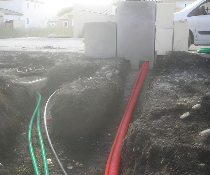 Travaux de réseaux d'électricité et d'eau Aix-en-Provence